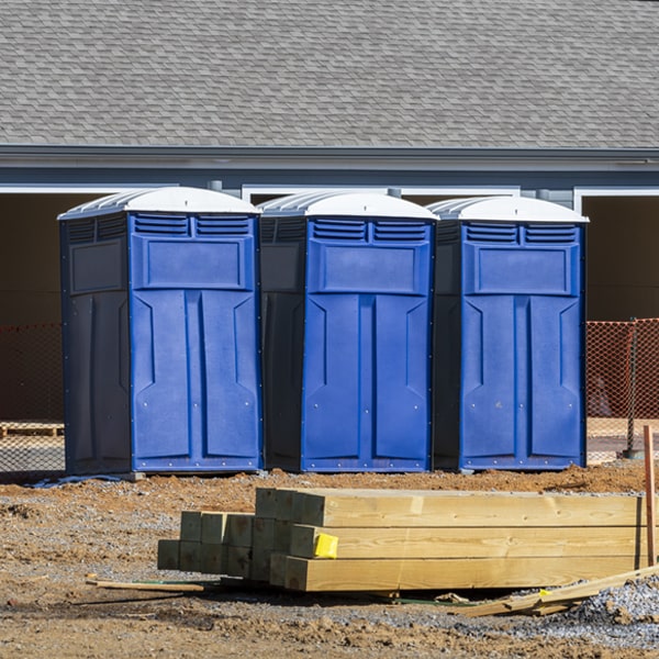 how do you dispose of waste after the porta potties have been emptied in Clinton